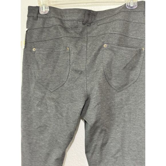 Sentimental New York Pants Dark Gray Stretch Comfort Size 1X - Picture 3 of 4